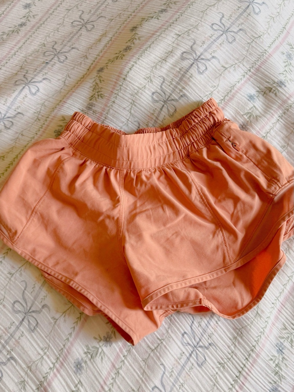 lululemon athletica Coral Elastic-Waist Running Shorts